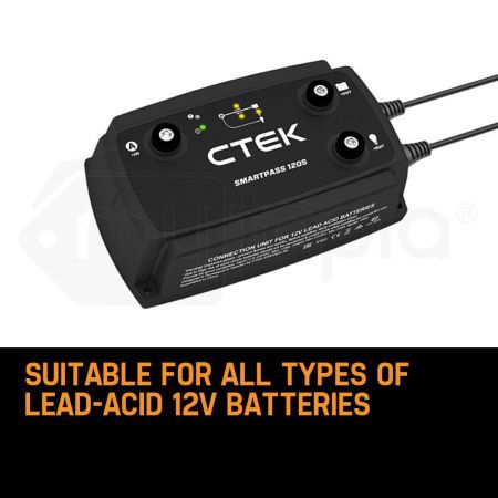 CTEK Smartpass 120S 120A Power Management System for 12V Starter Service Battery