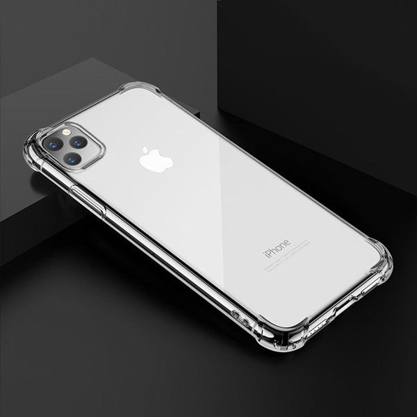 iPhone 11 Protection Clear Case Air Shock Absorption Anti-Scratch TPU Hybrid Cover