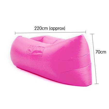 Wallaroo Inflatable Air Bed Lounge Sofa - Pink