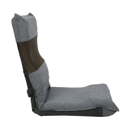 Adjustable Cushioned Floor Gaming Lounge Chair 98 x 46 x 19cm - Grey