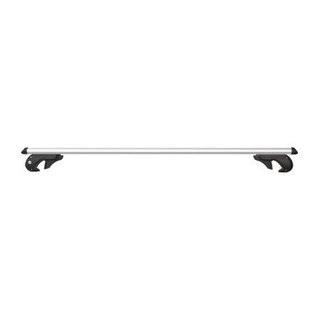 Universal Car Roof Racks Pod Aluminium Cross Bars Adjustable 108cm Silver