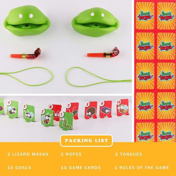 Interactive Desktop Athletics Catch Bugs Game Chameleon Sticking Lizard Tongue