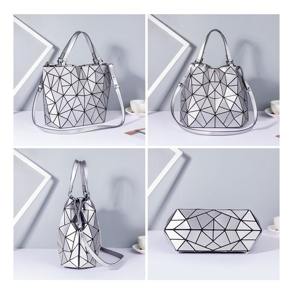 Reflective PU Leather Handbag for Women Ladies Bag Shoulder Crossbody Tote Bag