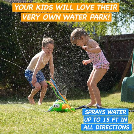 Outdoor Water Spray Sprinkler for Kids and Toddlers