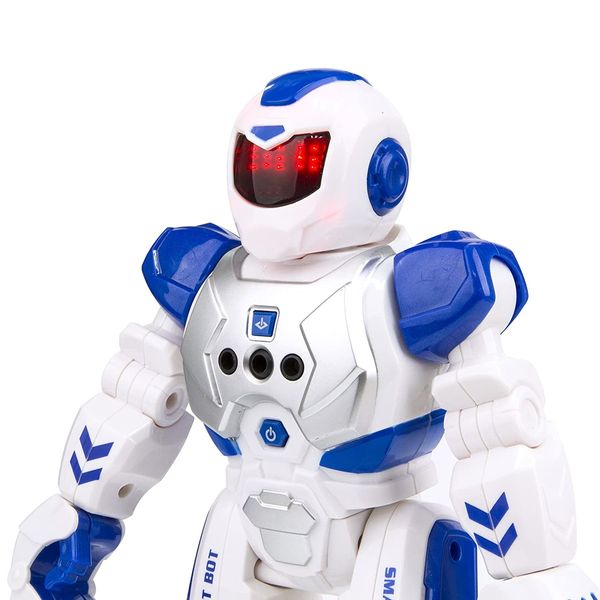 Rc Remote Control Robot Smart Action Toy for Kids Infra-Red Transmitter Allows Gesture
