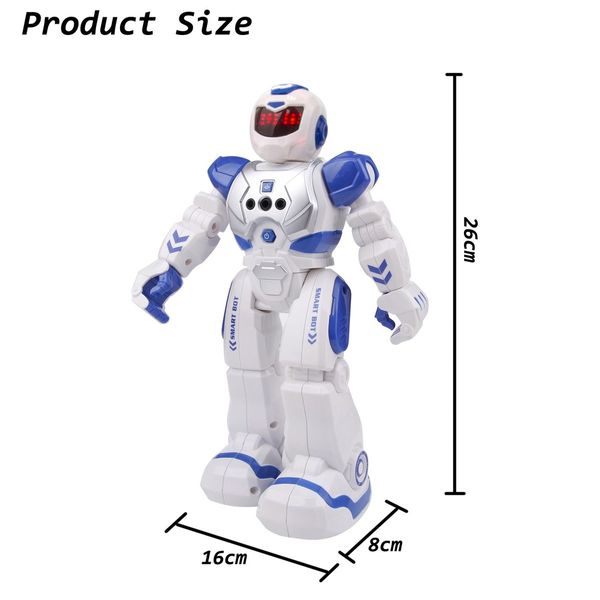 Rc Remote Control Robot Smart Action Toy for Kids Infra-Red Transmitter Allows Gesture