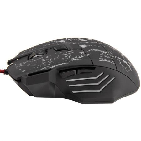 A874 7 Buttons USB Wired Gaming Mouse 1000 / 1600 / 2400 / 3200DPI with LED