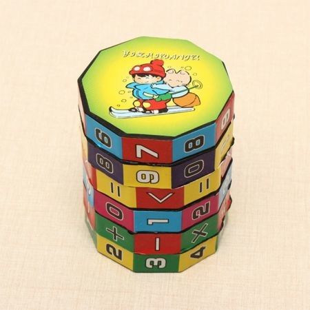 6-layer 7.2cm Height Puzzle Cube Children Education Learning Math Toy for Children