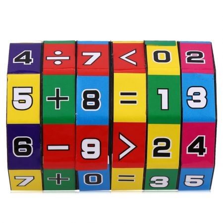 6-layer 7.2cm Height Puzzle Cube Children Education Learning Math Toy for Children