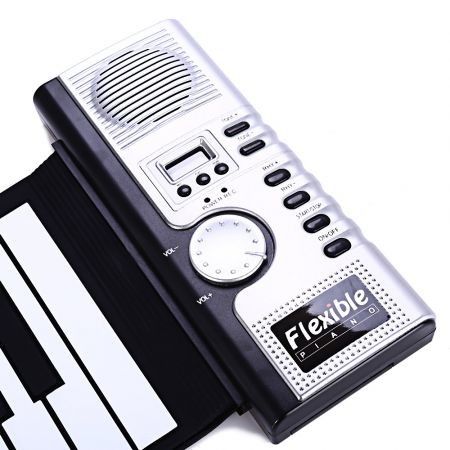 Flexible 61 Keys Soft Portable Electric Digital Roll-up Keyboard Piano