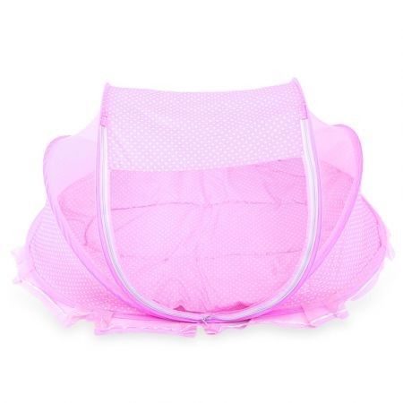 4pcs Sweet Portable Type Comfortable Babies Sealed Mosquito Net Mattress Pillow Mesh Bag