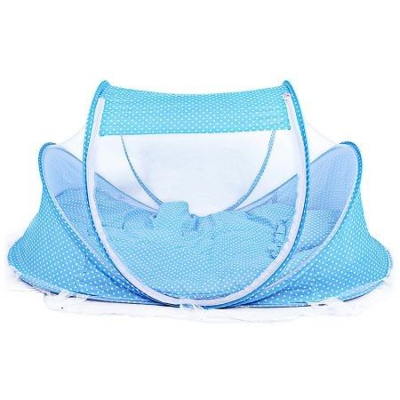 4pcs Sweet Portable Type Comfortable Babies Sealed Mosquito Net Mattress Pillow Mesh Bag