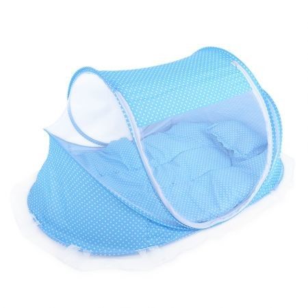 4pcs Sweet Portable Type Comfortable Babies Sealed Mosquito Net Mattress Pillow Mesh Bag