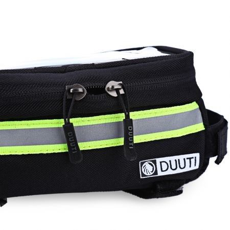 DUUTI Bike Bag Touchscreen Cycling Top Front Tube Frame Saddle Bag for Phone Case