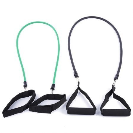 LEAJOY 11pcs / Set Natural Rubber Fitness Resistance Bands Practical Elastic Training Rope