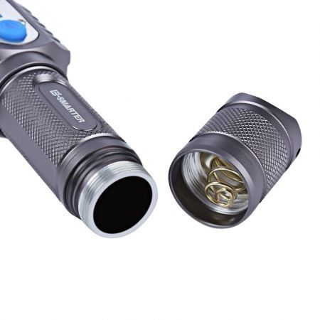 E Smarter 10W 1200LM CREE XML L2 LED Flashlight USB Charging 5 Modes Lamp