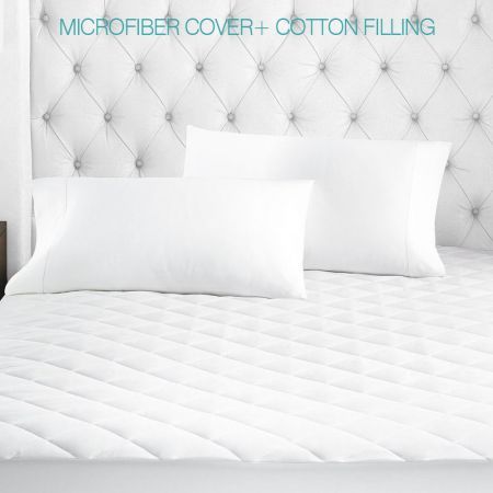 DreamZ Terry Cotton Fully Fitted Waterproof Mattress Protector in King Size