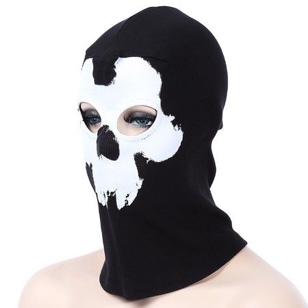 Ghost Skull Full Face Mask Outdoor Cycling Skiing Training Hood Beanie