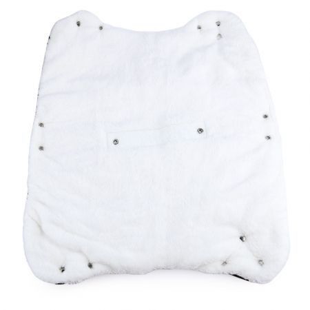 Chunky Fur Fleece Waterproof Stroller Warmer Gloves