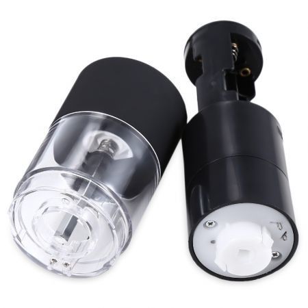 Electric Salt Pepper Herb Mill Grinder Kitchen Tool with LED Light