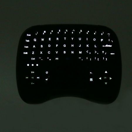 iPazzPort KP - 810 - 21T 2.4GHz Mini Wireless QWERTY Keyboard with Backlight