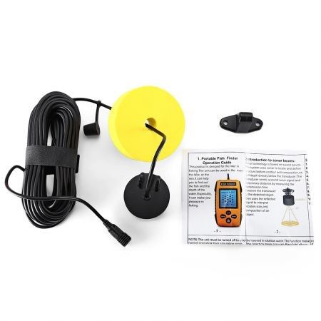 Outlife 0.7 - 100M 200KHz Fish Finder Sonar Alarm Transducer