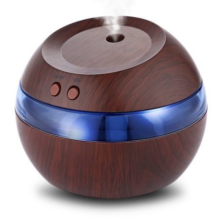 USB Essential Oil Diffuser Ultrasonic Humidifier with LED Light