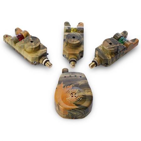 Outlife JY - 35 - 3 Camouflage Fishing Bite Alert Receiver Set