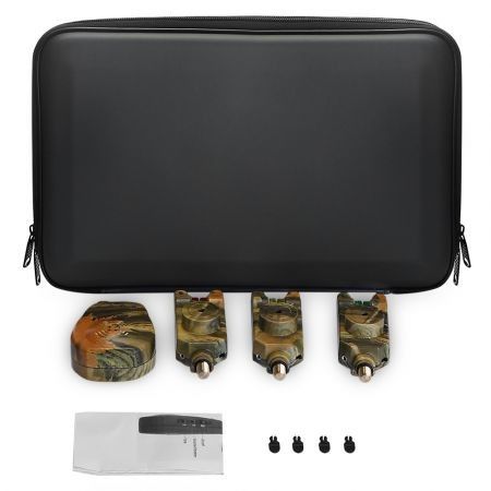 Outlife JY - 35 - 3 Camouflage Fishing Bite Alert Receiver Set