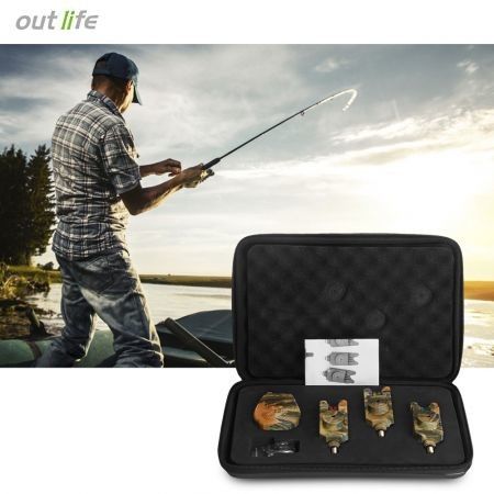 Outlife JY - 35 - 3 Camouflage Fishing Bite Alert Receiver Set