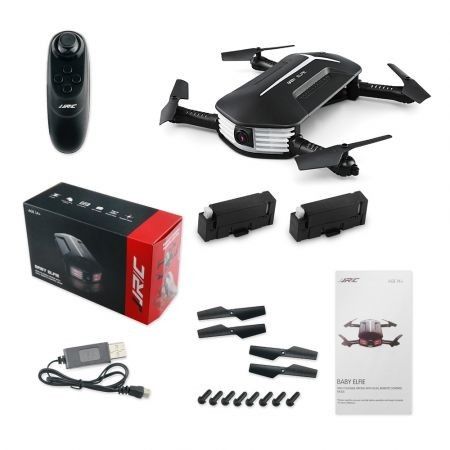 JJRC H37 MINI BABY ELFIE Foldable RC Drone RTF WiFi FPV 720P HD / G-sensor Controller / Waypoints