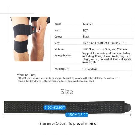 Mumian B07 Silicon Multifunctional Bandage for Knee / Elbow / Ankle / Leg Protection