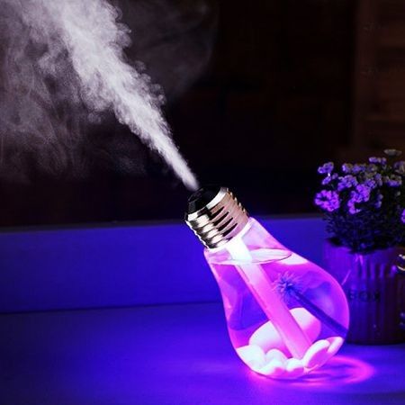 Brelong USB DC 5V 7 Colors Changes Night Light Ultrasonic Humidifier Air Purifier 400ML