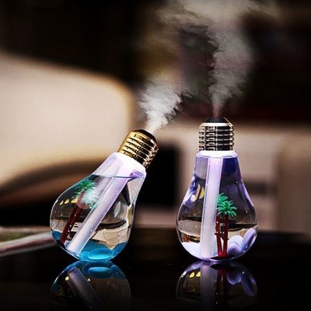 Brelong USB DC 5V 7 Colors Changes Night Light Ultrasonic Humidifier Air Purifier 400ML
