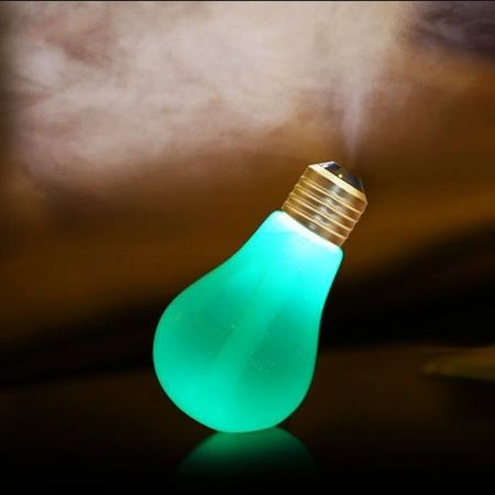 Brelong USB DC 5V 7 Colors Changes Night Light Ultrasonic Humidifier Air Purifier 400ML