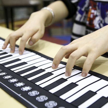 49 Keys Portable Electric Silicone Roll-up Keyboard Piano