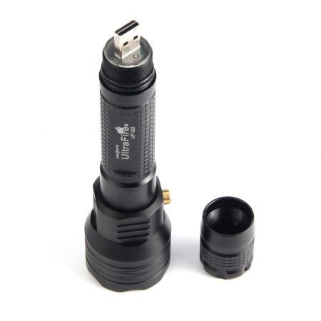 UltraFire UF - Q3 XM - L2 980Lm 3 Files USB Rechargeable Light Diving Flashlight