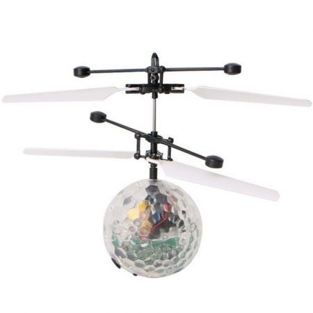 Induction Colorful Lamp Flash Flying Ball Helicopter Toy for Kids