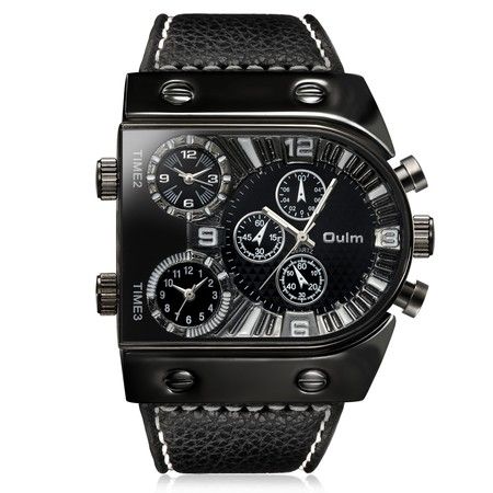 Oulm 9315 Multi-function 3 Movt Quartz Men Watch