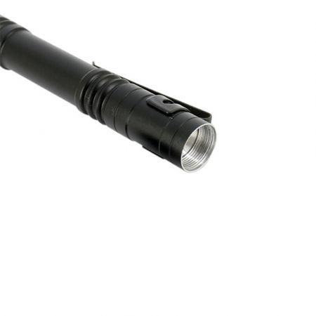 HKV 6000K Small Mini Flashlight Ultra Bright LED Pen Light Pocket Clip Tactical Torch Lamp