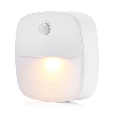 YOC 4PCS Stick-on Motion Sensor Warm White LED Night Light