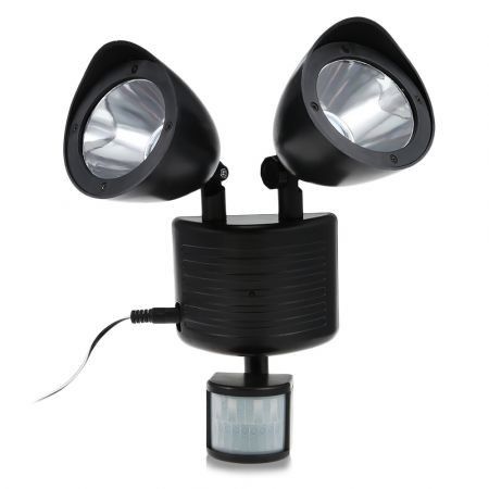 Dual Head Infrared Motion Sensor Solar Light