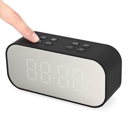 AEC BT501 Alarm Clock Wireless Bluetooth Speaker LED Display