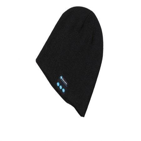 Wireless Headset Smart Cap Bluetooth Soft Warm Beanie Hat Headphone Speaker Mic