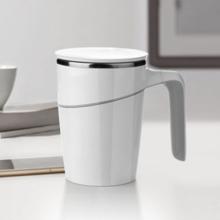 470ml Double Walled Anti-Slip Spill-free Stainless Steel Mug with Suction Base