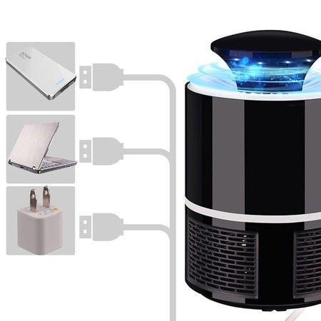 Electric Fly Bug Zapper Mosquito Insect Killer LED Light Trap Lamp Pest Control.