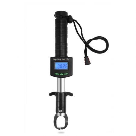 Portable Fish Gripper Grabber with Measuring Tape / Adjustable Wrist Strap