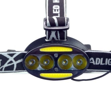 UltraFire UF-2504A T6+COB+LED 8 Light 3000LM 7 Speed Strong Head Light