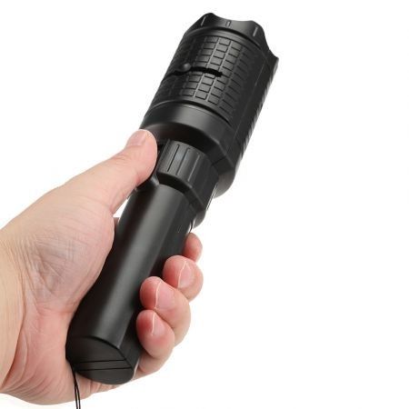 Handheld LED Flashlight Projection Lamp with 4 Slide Cards