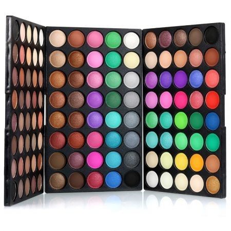 popfeel EP120 Eye Shadow Palette 120 Colors Matte Shimmer Glitter Makeup Cosmetic